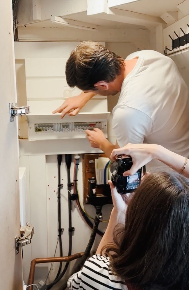 Resetting a tripped RCD in a consumer unit